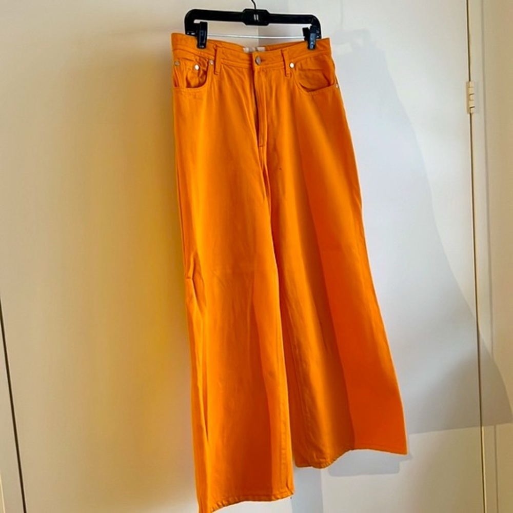 Orange denim jeans. Luxury brand. Size 30 US / 42 (8- 10)